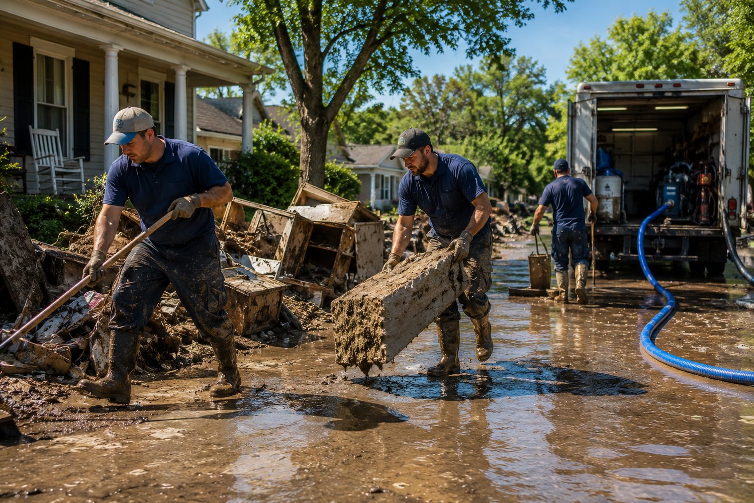 From Pump-Out to Sanitized and Dry - One Crew, Start to Finish — Chattanooga Water Damage Professionals